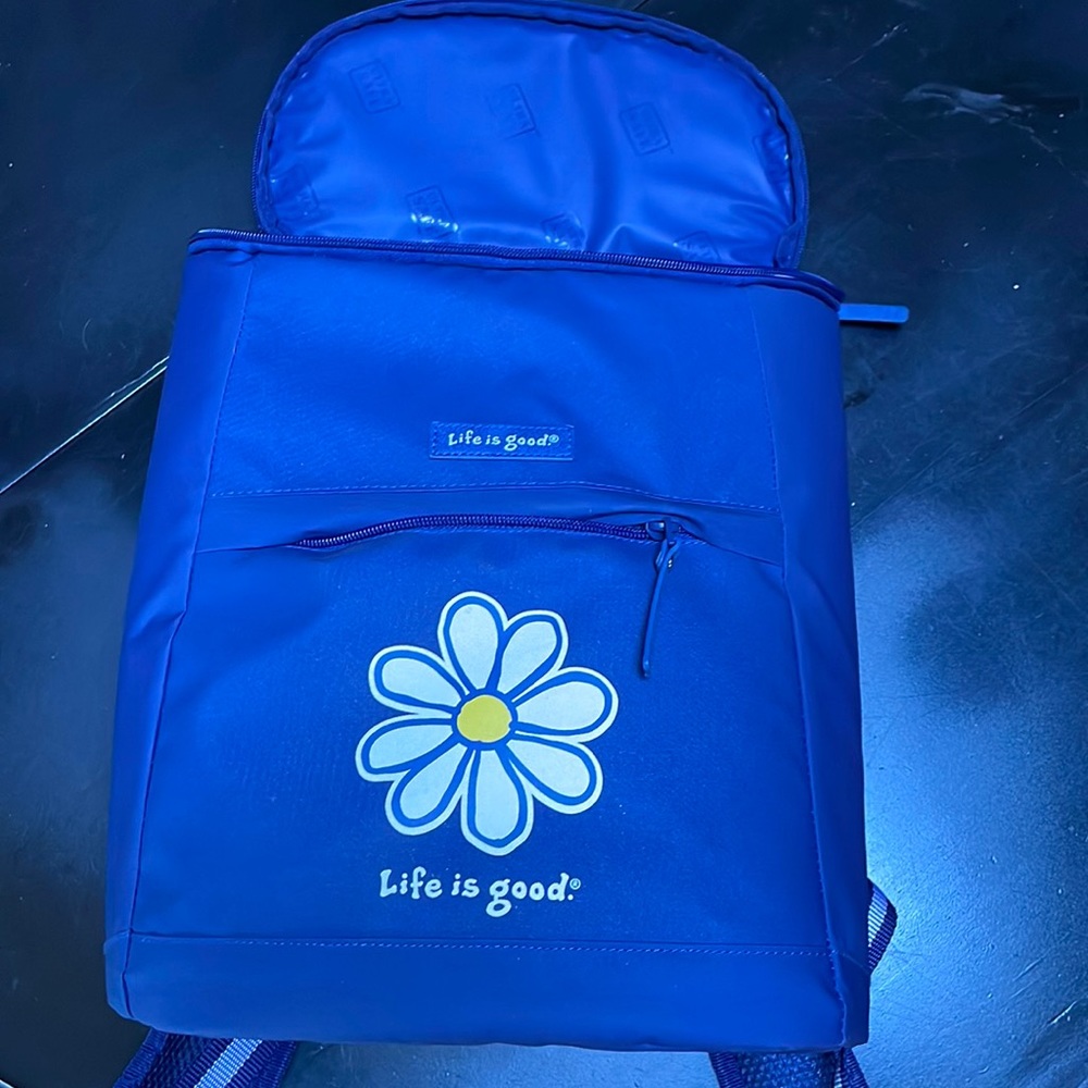 Life is good cooler back pack